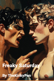 Book cover for Freaky Saturday, a weight gain story by TheKinkyPen