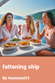 Book cover for Fattening ship, a weight gain story by Hannaeat33