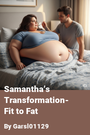 Book cover for Samantha’s Transformation- Fit to Fat, a weight gain story by Garsl01129