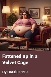 Book cover for Fattened up in a Velvet Cage, a weight gain story by Garsl01129