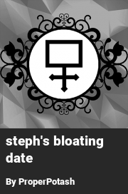 Book cover for Steph's Bloating Date, a weight gain story by ProperPotash