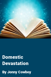 Book cover for Domestic Devastation, a weight gain story by Jonny Cowboy