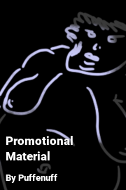 Book cover for Promotional Material, a weight gain story by Puffenuff