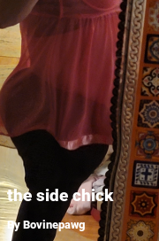 Book cover for The side chick, a weight gain story by Bovinepawg