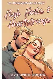 Book cover for High Heels and Heartstrings, a weight gain story by PunchDrunk