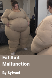 Book cover for Fat Suit Malfunction, a weight gain story by Sylvani
