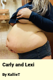 Book cover for Carly and Lexi, a weight gain story by KallieT