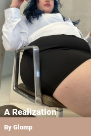 Book cover for A Realization, a weight gain story by Glomp