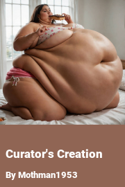 Book cover for Curator's Creation, a weight gain story by Mothman1953