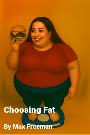 Book cover for Choosing Fat, a weight gain story by Max Freeman