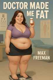 Book cover for Doctor Made Me Fat, a weight gain story by Max Freeman