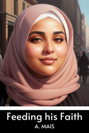 Book cover for Feeding His Faith, a weight gain story by AlexMais