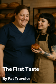 Book cover for The First Taste, a weight gain story by Fat Traveler