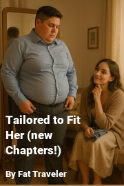 Book cover for Tailored to Fit Her (new Chapters!), a weight gain story by Fat Traveler
