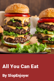 Book cover for All You Can Eat, a weight gain story by SlopEnjoyer