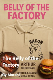 Book cover for The Belly of the Factory, a weight gain story by Marsh1
