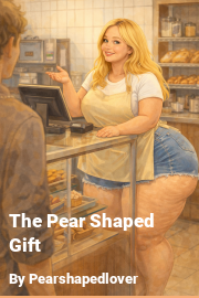 Book cover for The Pear Shaped Gift, a weight gain story by Pearshapedlover