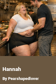 Book cover for Hannah, a weight gain story by Pearshapedlover