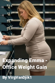 Book cover for Expanding Emma - Office Weight Gain, a weight gain story by VirgVanDjik1