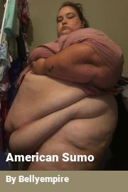 Book cover for American Sumo, a weight gain story by Bellyempire