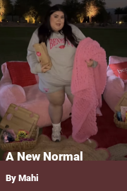 Book cover for A New Normal, a weight gain story by Mahi