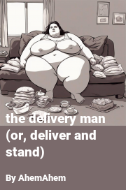 Book cover for The Delivery Man (or, Deliver and Stand), a weight gain story by AhemAhem